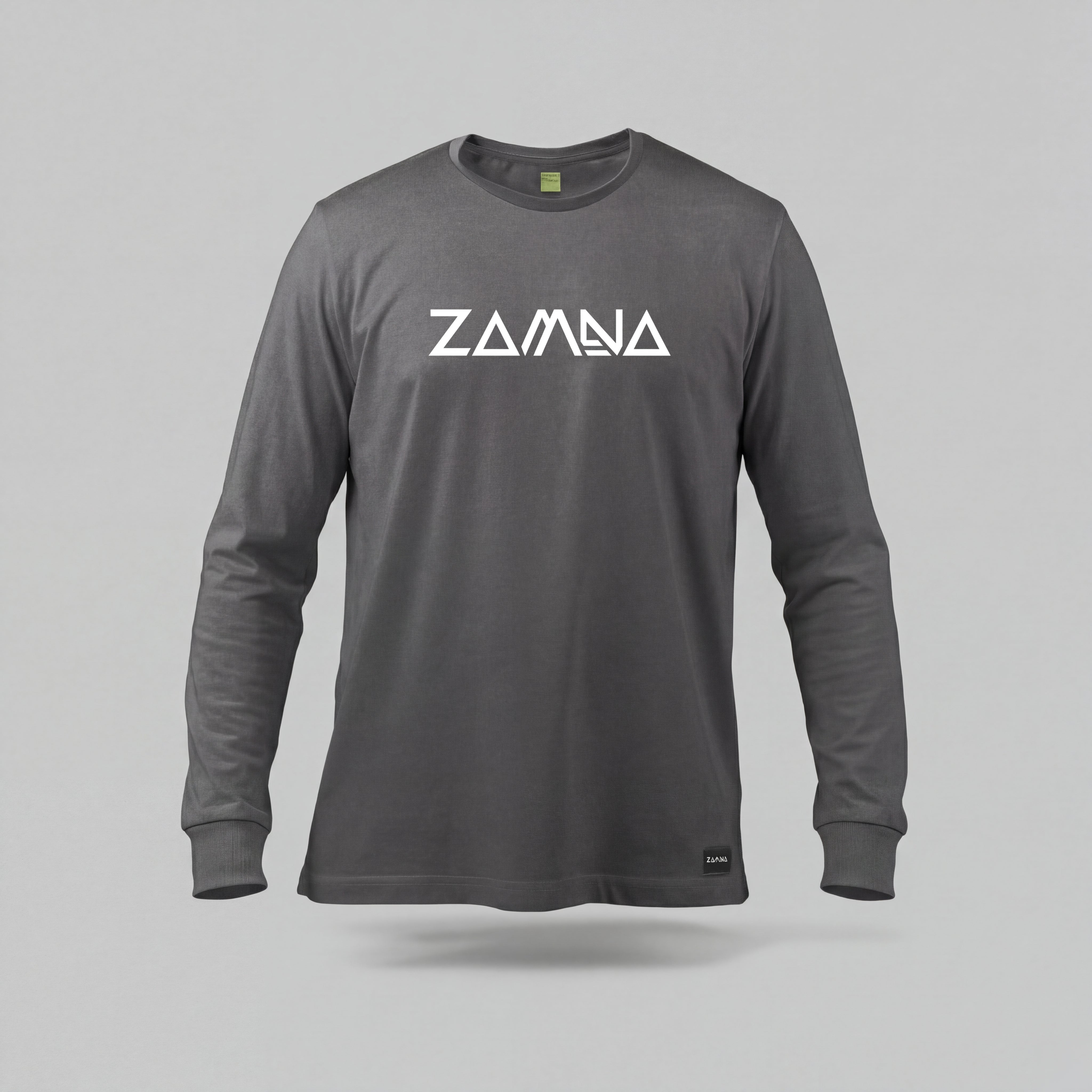 Zamna Club Tee — Core Logo (Manga Larga)-5