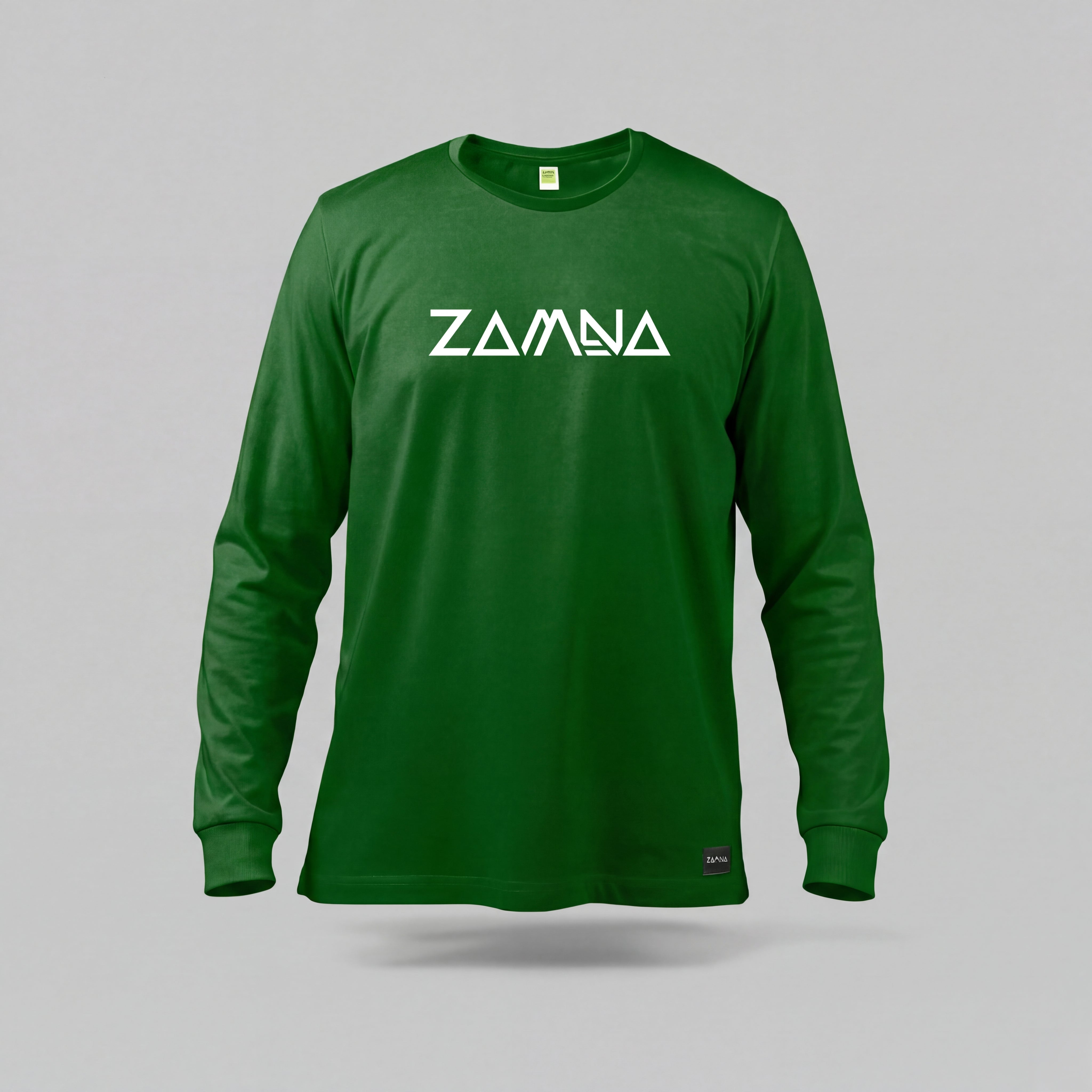 Zamna Club Tee — Core Logo (Manga Larga)-9