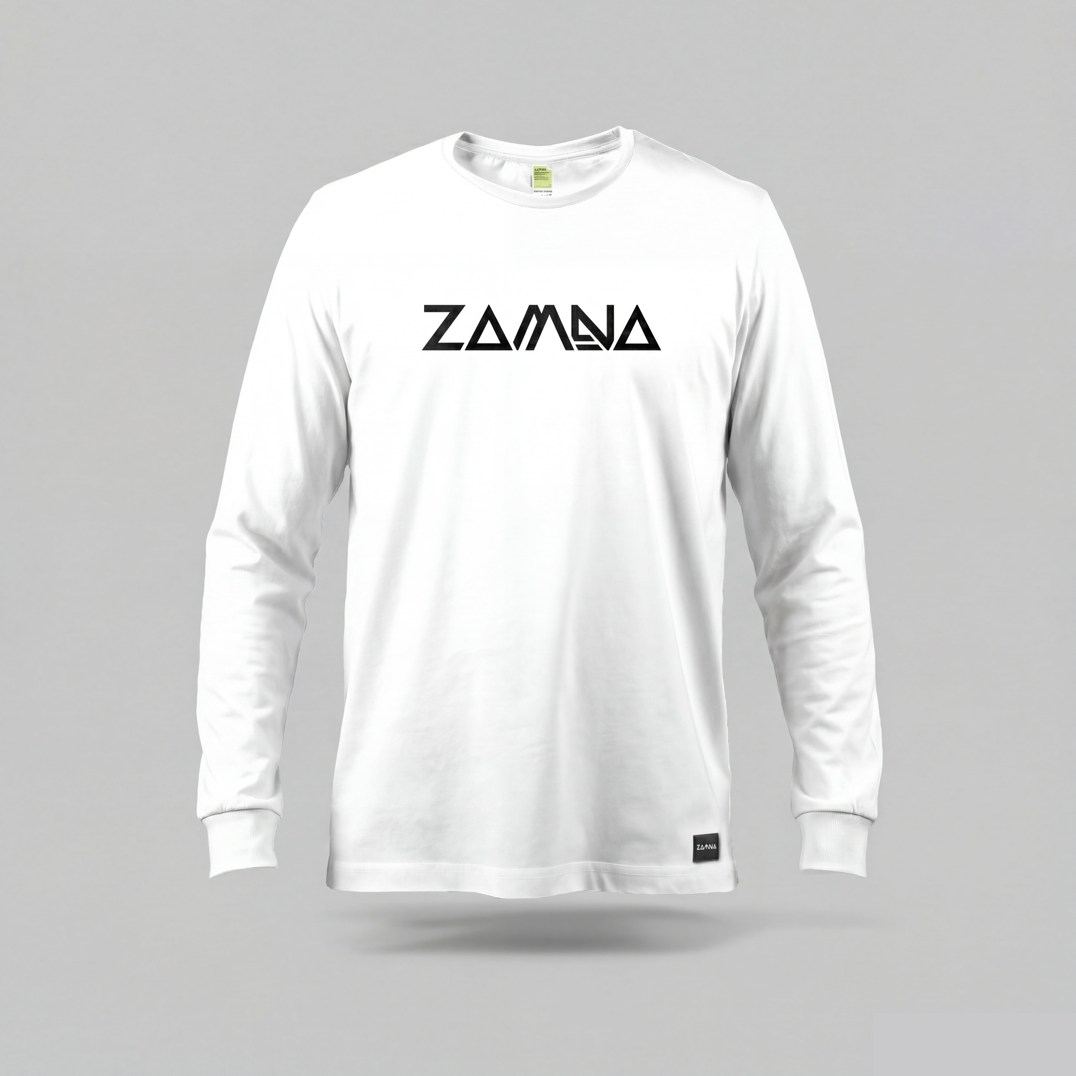 Zamna Club Tee — Core Logo (Manga Larga)-7