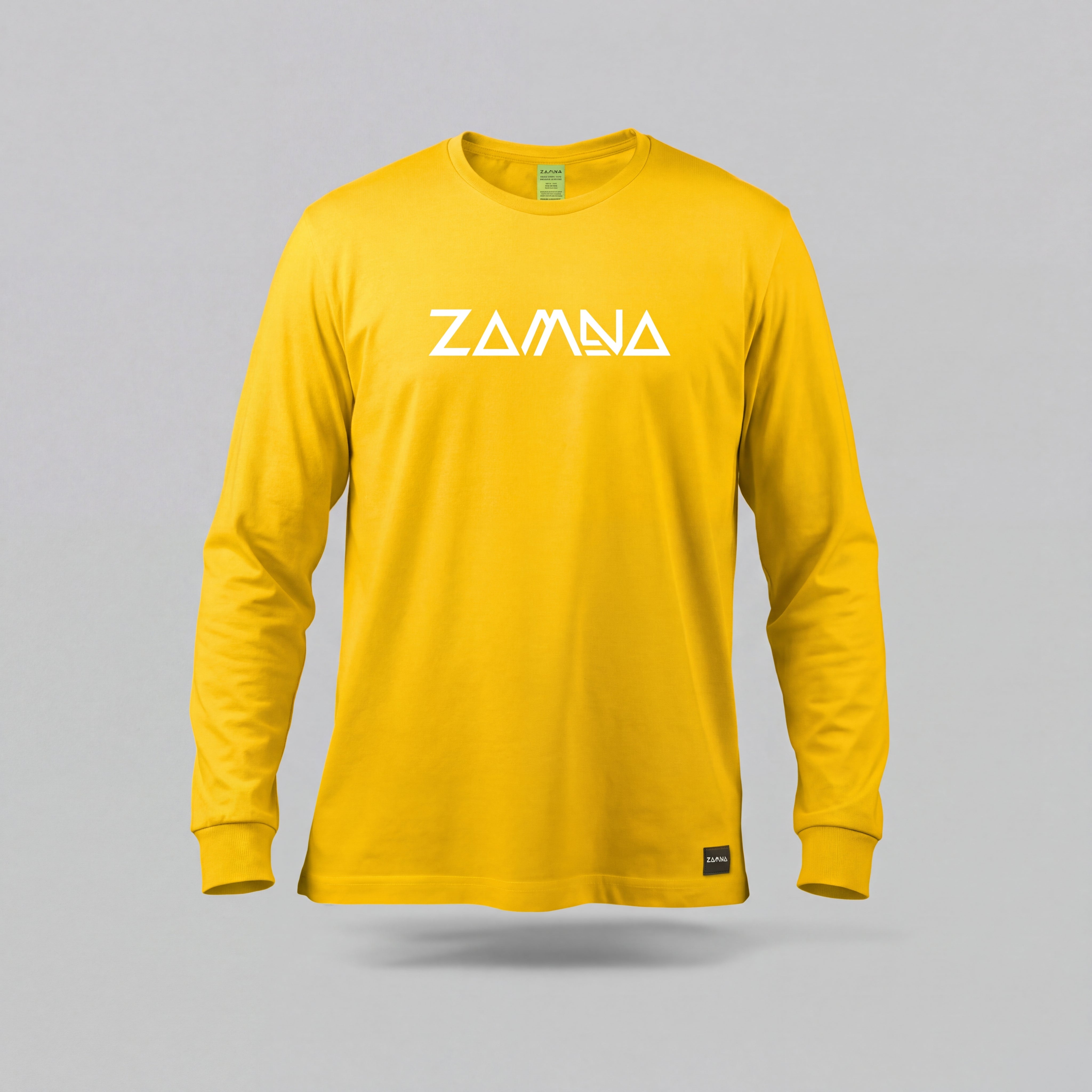 Zamna Club Tee — Core Logo (Manga Larga)-3